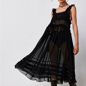 LOOKING FOR Free People Moon Phase Midi Slip Dress